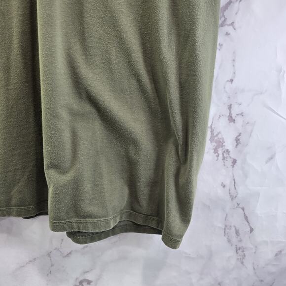 Carhartt T Shirt Mens XL Green Pocket Relaxed Fit Tee Short Raglan Force - Picture 4 of 11